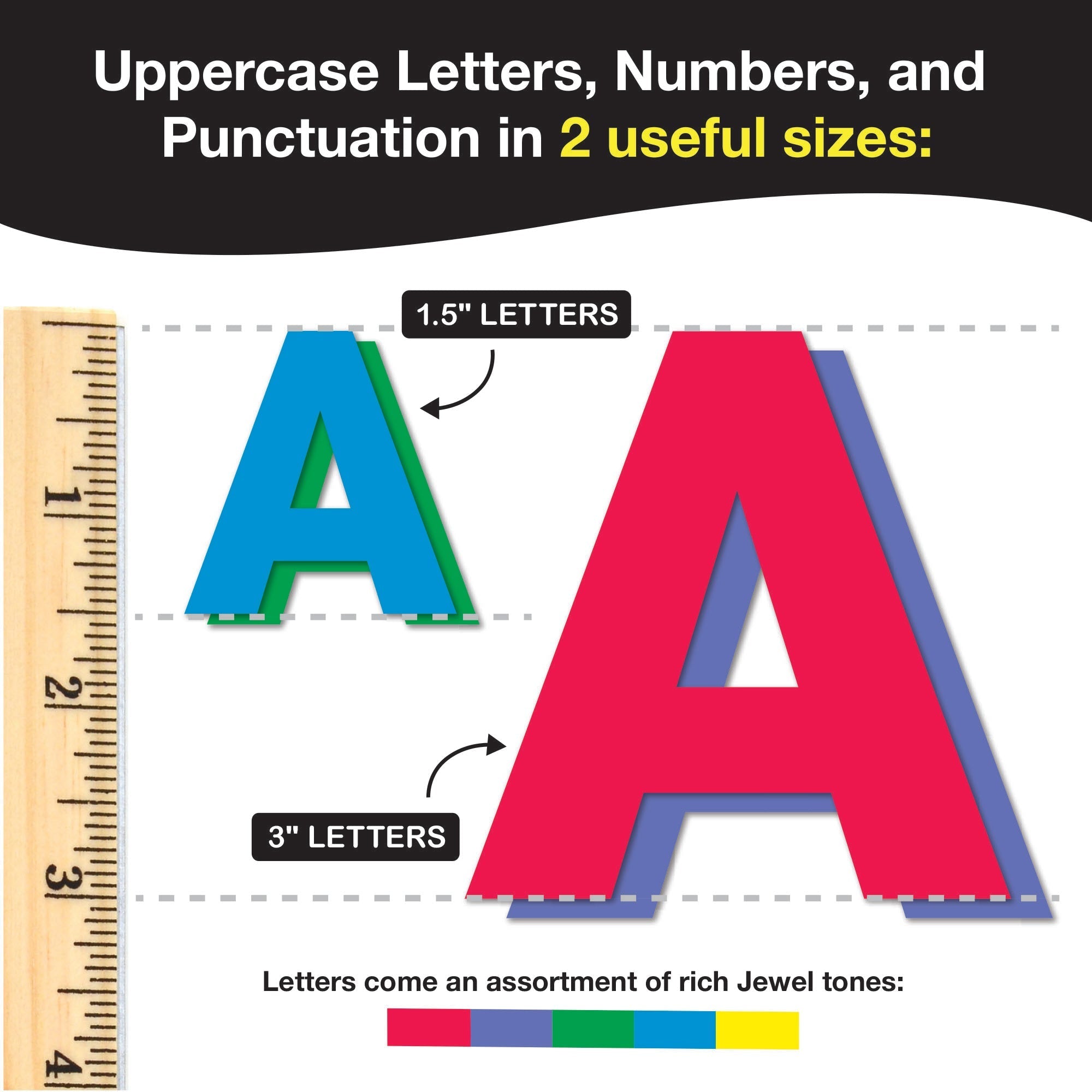 Bulletin Board Letters Combo – 2 Sizes