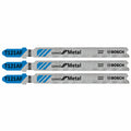 BOSCH T121AF3 3 pc. 3-5/8 In. 21 TPI Speed for Metal T-Shank Jig Saw Blades