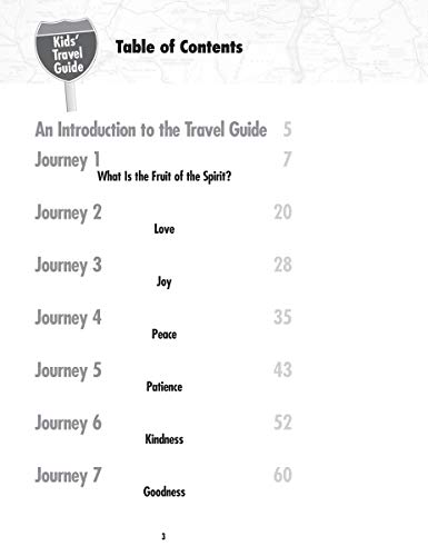 Kids' Travel Guide to the Fruit of the Spirit