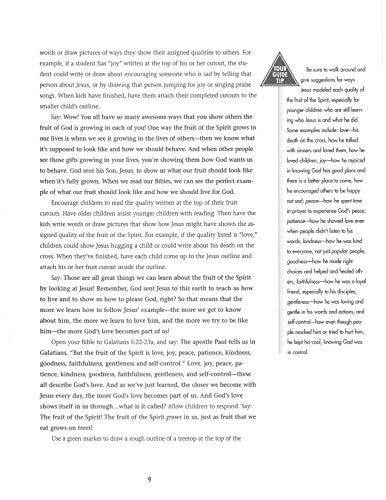 Kids' Travel Guide to the Fruit of the Spirit