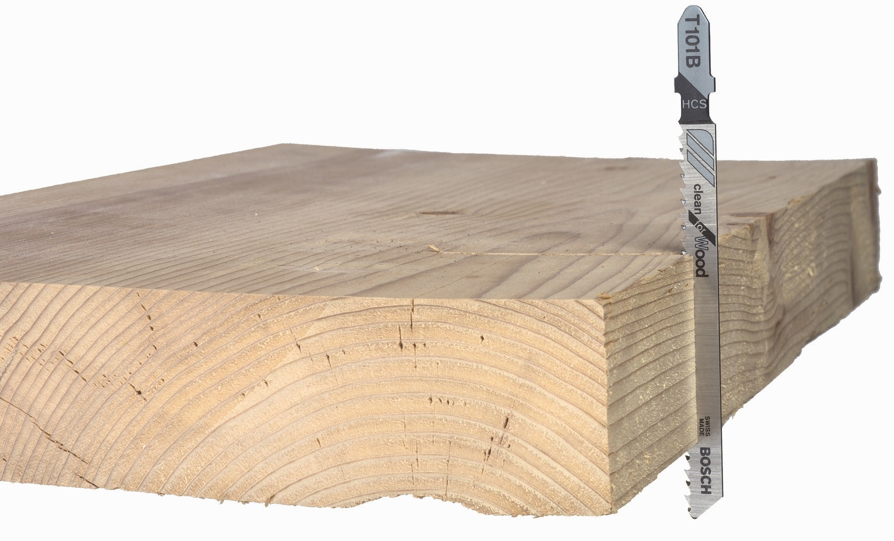BOSCH T101AO 5 pc. 3-1/4 In. 20 TPI Clean for Wood T-Shank Jig Saw Blades