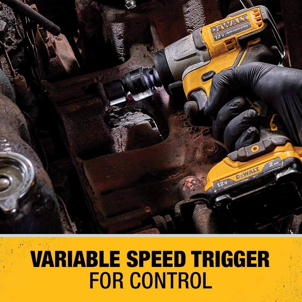 DEWALT DCF902F2 XTREME 12V MAX* Impact Wrench, Cordless Kit, 3/8-Inch