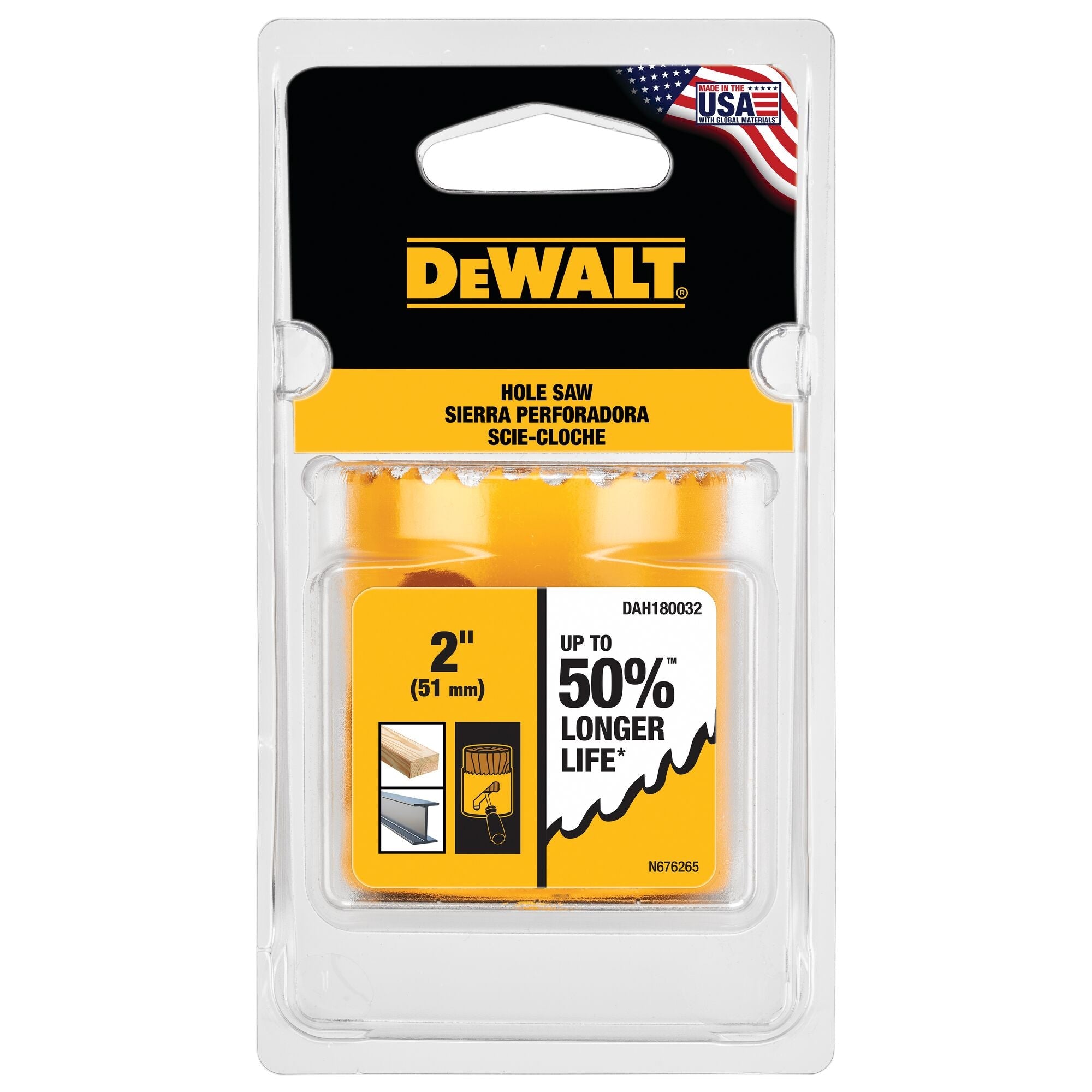DeWalt DAH180032 Bi-Metal Hole Saws