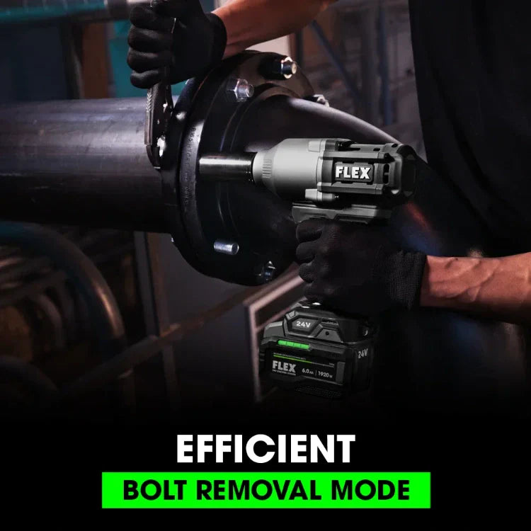 FLEX FX1471-1C 1/2" High Torque Impact Wrench Kit (1x5.0Ah Battery+160W Charger)