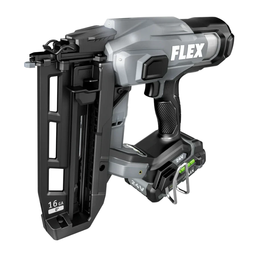 FLEX FX4321-1A 16Ga Straight Nailer Kit (1x2.5Ah Battery+160W Charger)