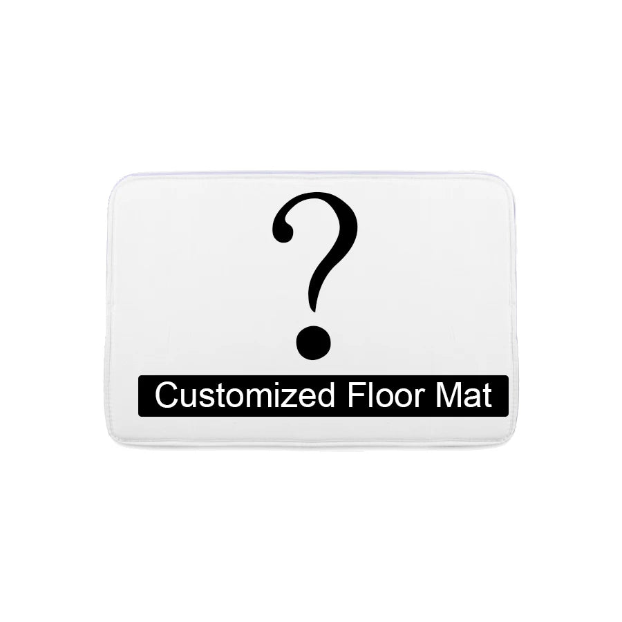 Floor Mat Customized Printed Bathroom Kitchen Carpets Doormats For Living Room Anti-Slip Tapete 40-60/50-80/45-120cm