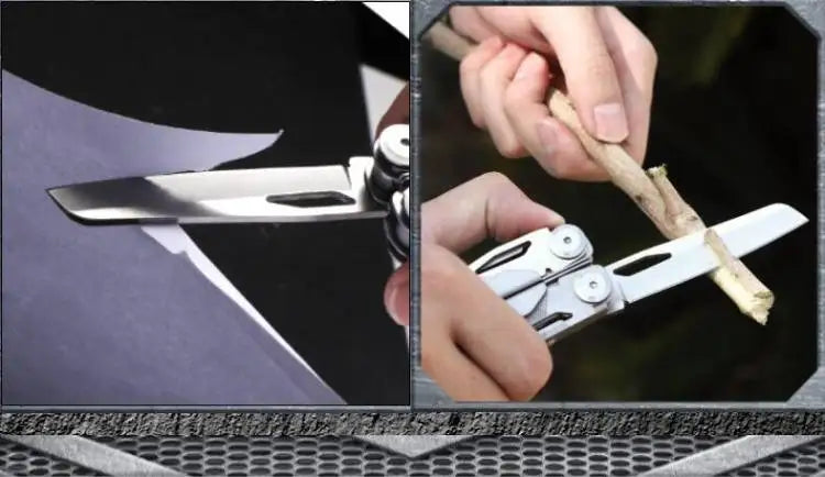 Daicamping DL10 Pocket Multi Folding Knife Plier Multi-purpose Clamp Outdoor EDC Multitools Survival Gear Clip Hand Tool Sets