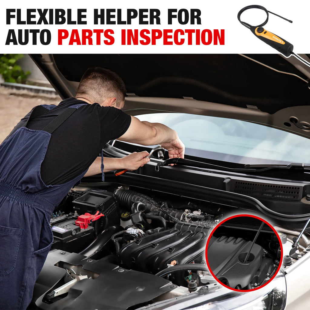 LAUNCH VSP-600 Borescope Inspection Camera IP67 Waterproof VSP600 Videoscope 5.5MM 6 LED Light for X431 Series USB Endoscope