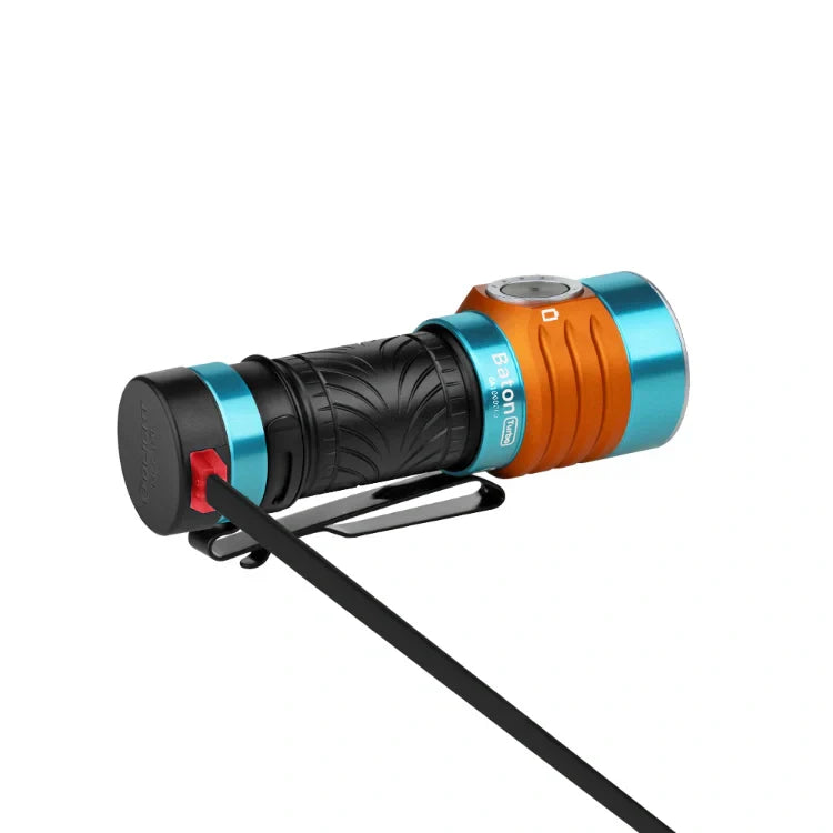 OLIGHT BATONTURBOROADSTER Baton Turbo Compact EDC Flashlight with 510m Long-Range Beam - Roadster