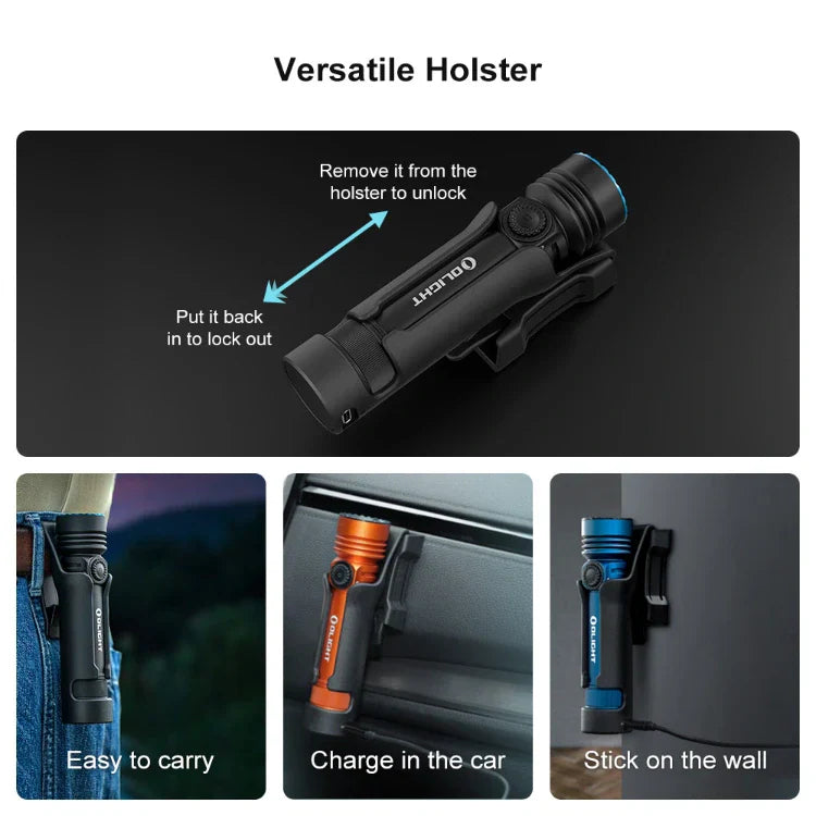 OLIGHT SEEKER4PROODG Seeker 4 Pro High Power Flashlight - OD Green CW(5700~7000K)