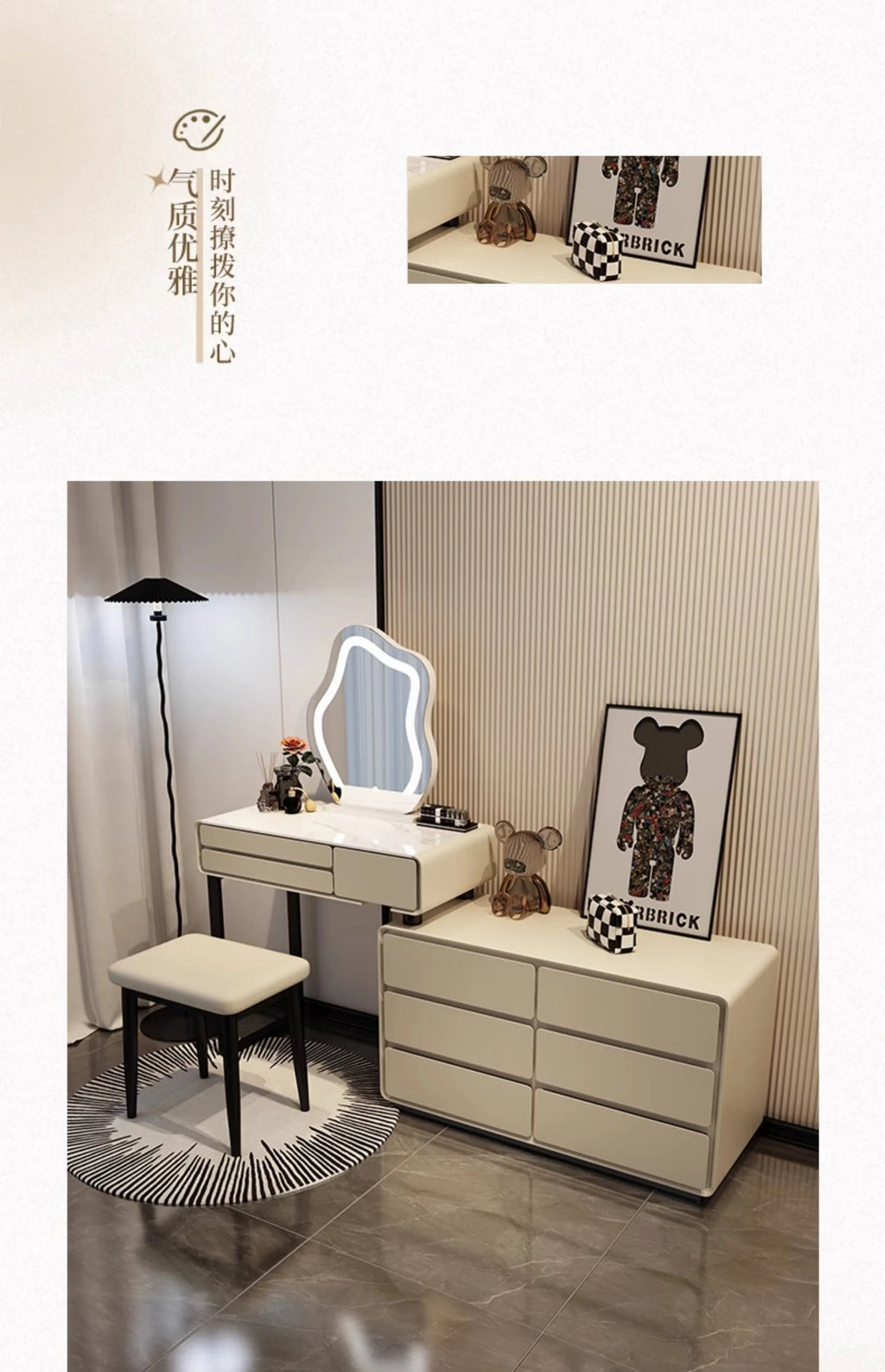 Decor Vanity Table Modern Dresser Drawer Vanity TableLuxury Bedroom Tocador De Maquillaje Para Dormitorio Bedroom Furniture