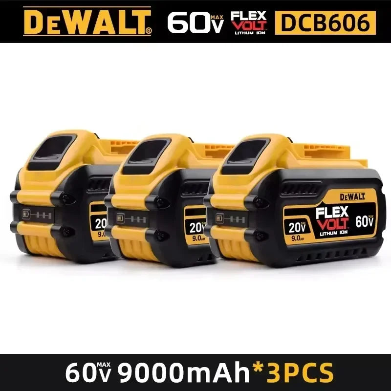 Original DEWALT Battery 20V/60V 6-9.0Ah Rechargeable Li-Ion Battery ,Dewalt Tool Battery, Charger Dewalt Battery+electric Drill
