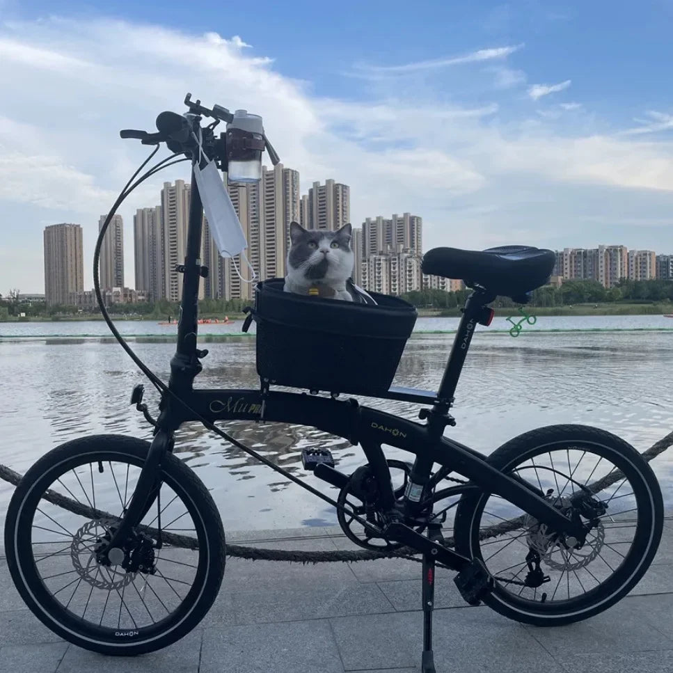Bicycle Pet Basket Mountain Road Bike with Dog Cat Bag Bike Basket Cross Saddle Pet Products Dog Supplies
