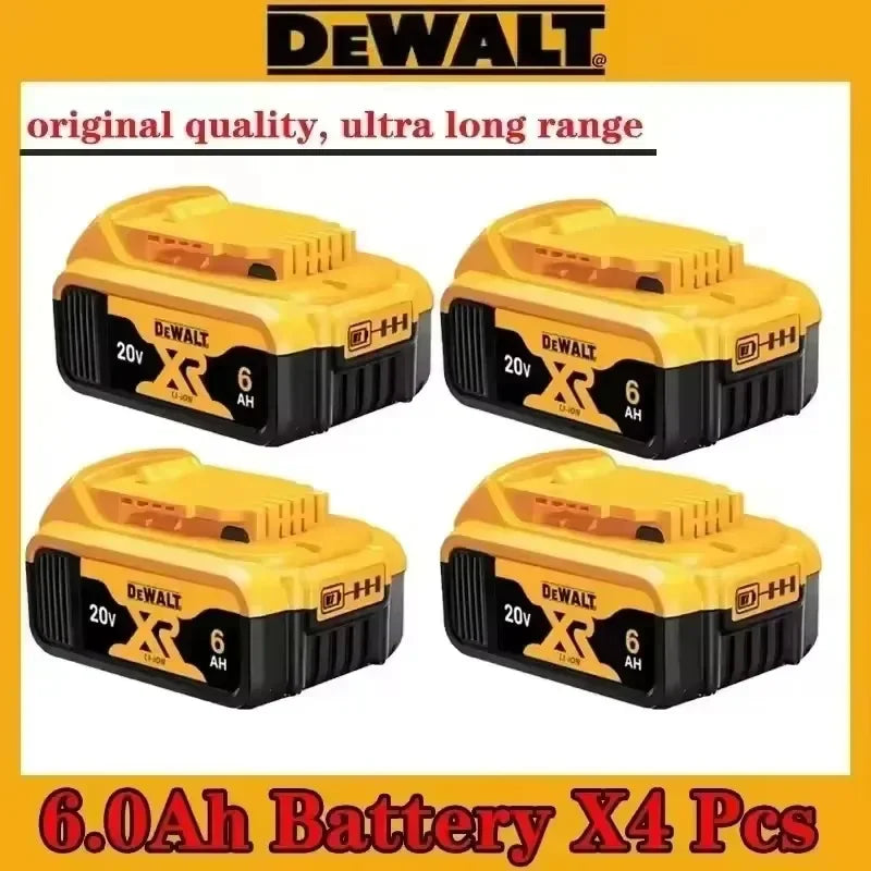 Original DEWALT Battery 20V/60V 6-9.0Ah Rechargeable Li-Ion Battery ,Dewalt Tool Battery, Charger Dewalt Battery+electric Drill