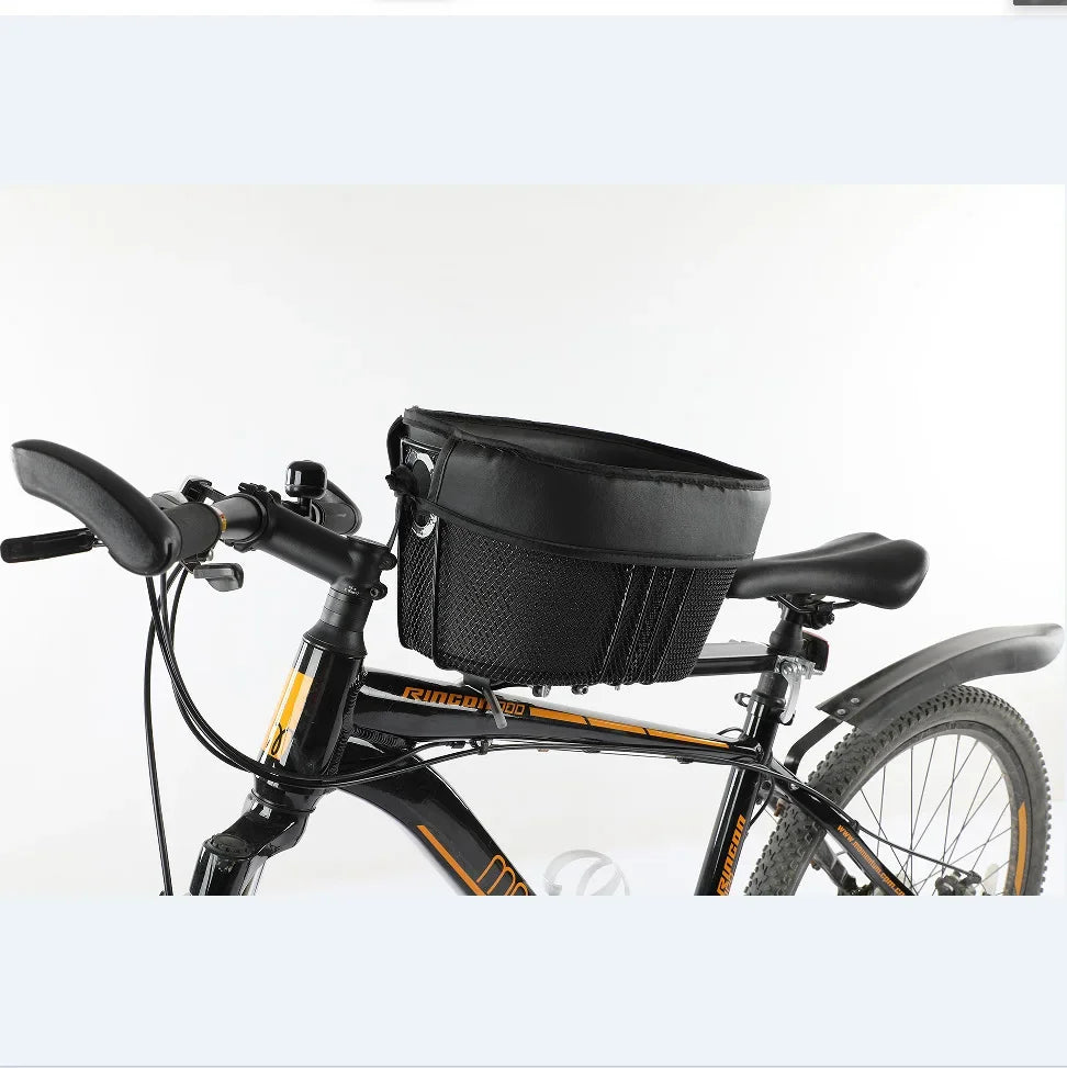 Bicycle Pet Basket Mountain Road Bike with Dog Cat Bag Bike Basket Cross Saddle Pet Products Dog Supplies