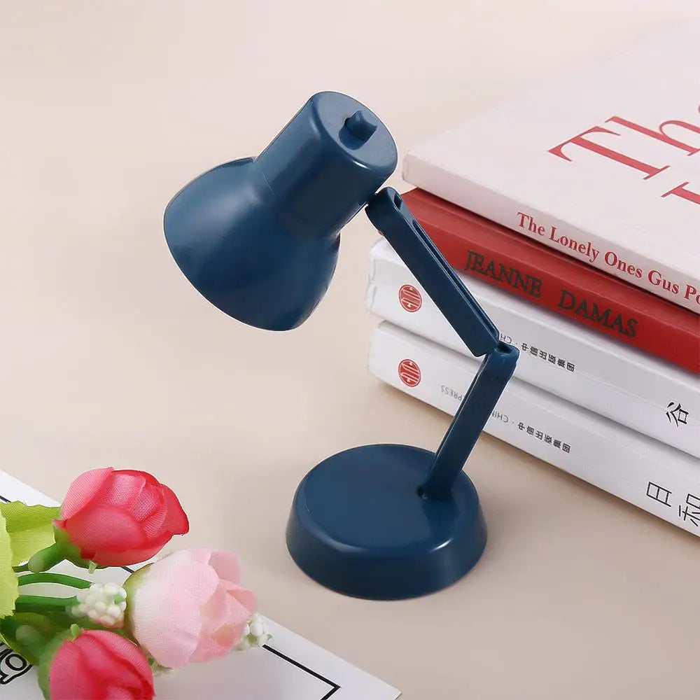 Decor  House Decoration Crafts LED Light Simulation Desk Lamp Dollhouse Miniature Desk Lamp Miniature Dollhouse Furniture