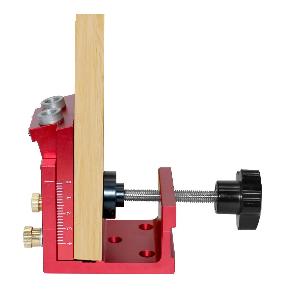 Adjustable Pocket Hole Jig Kit 9mm Angle Drill Guide Woodworking Tool Hole Puncher Locator Jig Drill Bit Carpentry Tools