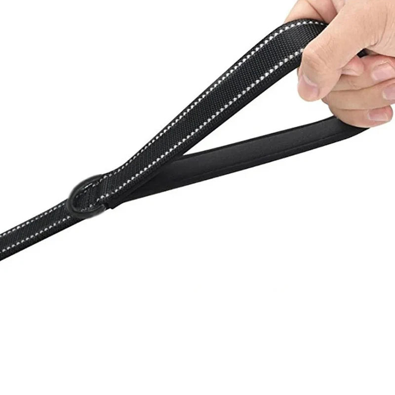 30/45/60cm Dog Leash Short Dogs Leash Nylon Leashes for Large Dog Walking With Zinc Alloy Lock Lockable 360 Degree Rotation