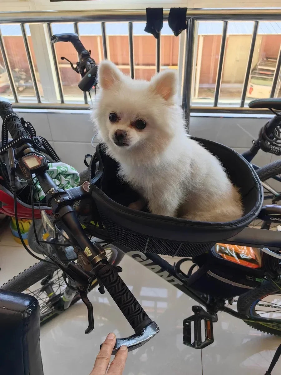 Bicycle Pet Basket Mountain Road Bike with Dog Cat Bag Bike Basket Cross Saddle Pet Products Dog Supplies