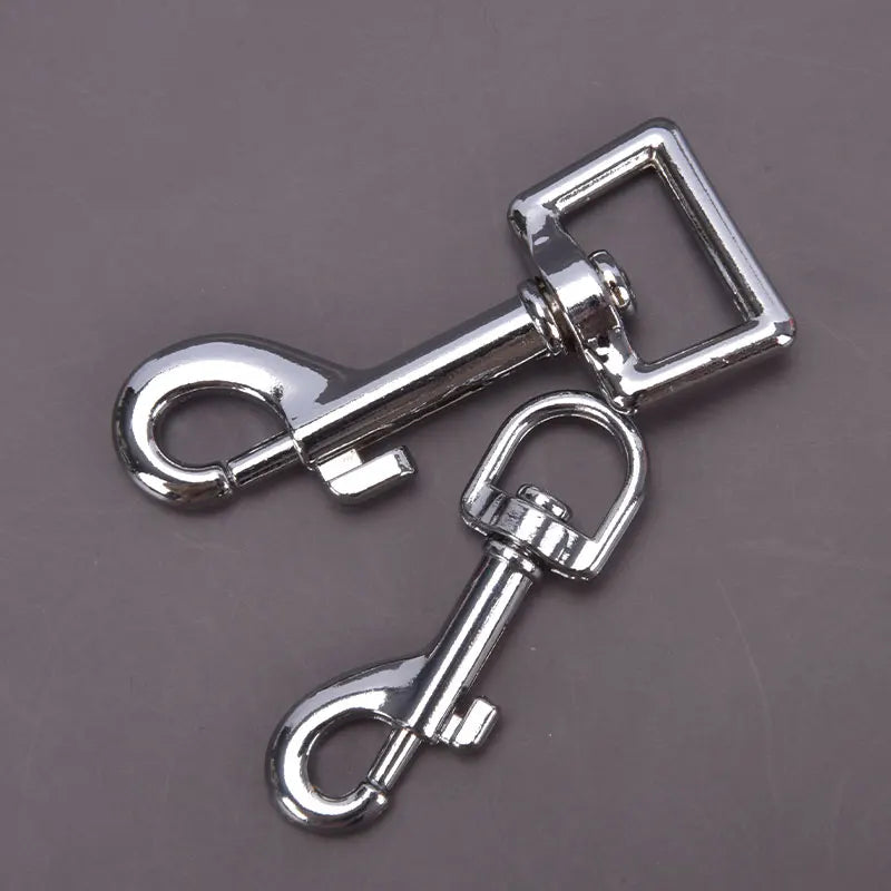 Small Dog Collar Leash Metal Buckle Hardware Sets Durable Cat Lead Straps Swivel Trigger Snap Hook Diy Pet Accessories