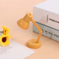 Decor  House Decoration Crafts LED Light Simulation Desk Lamp Dollhouse Miniature Desk Lamp Miniature Dollhouse Furniture