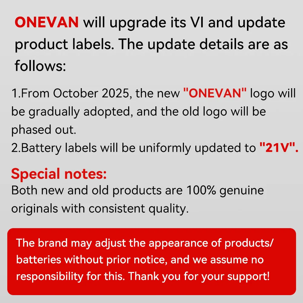 ONEVAN 1200N.M Brushless Electric Impact Wrench DTW500 4Gear Rechargeable Electric Screwdriver Power Tool For Makita Battery Pin