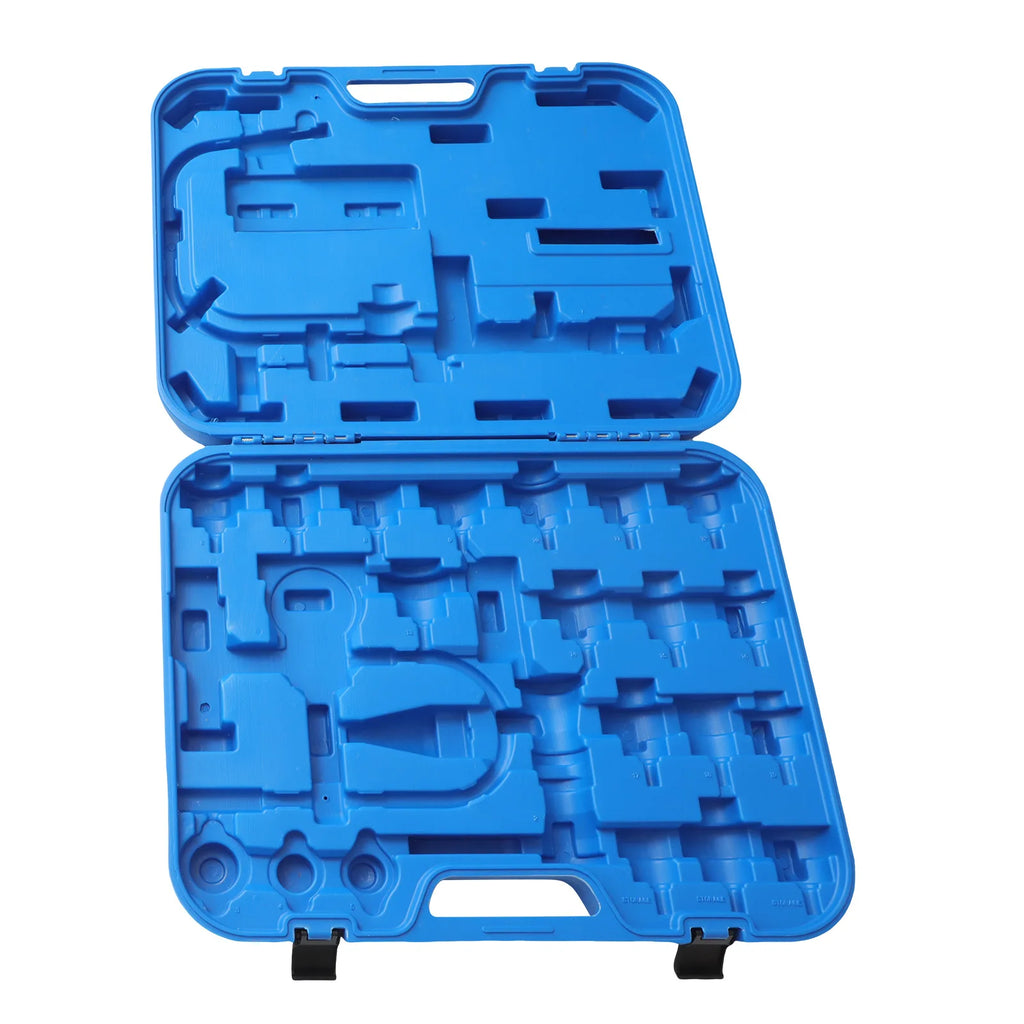 28Pc Water Tank Leak Detector Radiator Pressure Tester Vacuum Purge Refill Kit