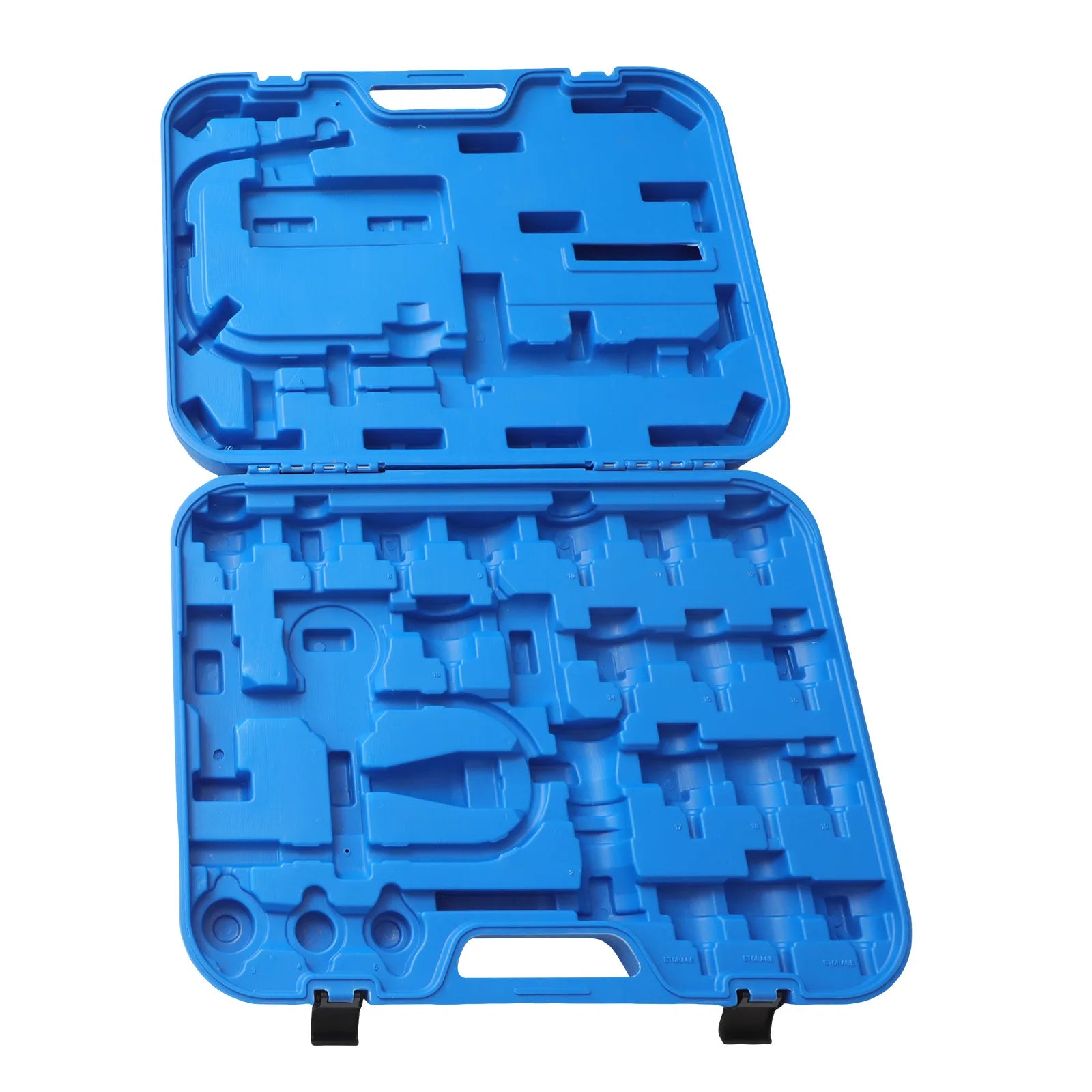 28Pc Water Tank Leak Detector Radiator Pressure Tester Vacuum Purge Refill Kit