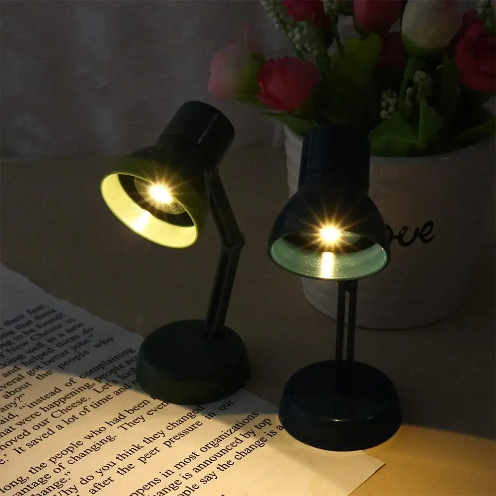 Decor  House Decoration Crafts LED Light Simulation Desk Lamp Dollhouse Miniature Desk Lamp Miniature Dollhouse Furniture