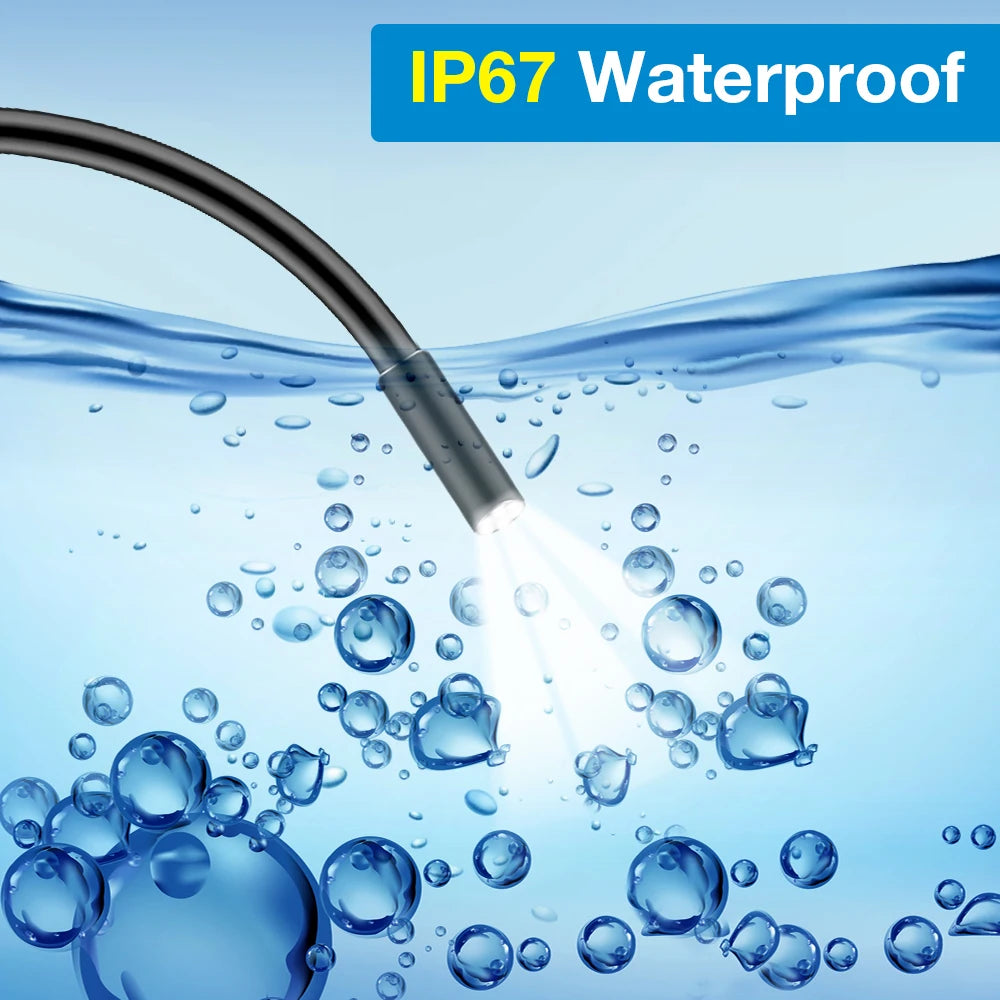 LAUNCH VSP-600 Borescope Inspection Camera IP67 Waterproof VSP600 Videoscope 5.5MM 6 LED Light for X431 Series USB Endoscope