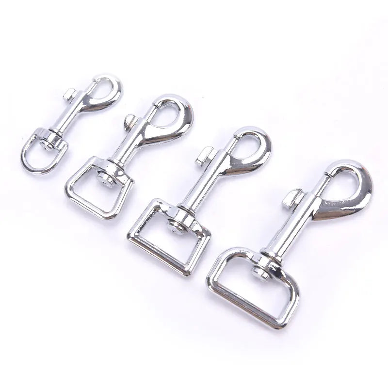 Small Dog Collar Leash Metal Buckle Hardware Sets Durable Cat Lead Straps Swivel Trigger Snap Hook Diy Pet Accessories