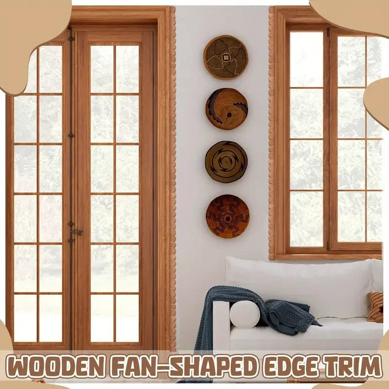 Home Essential Corrugated Wooden Decor Wall Table Shelf Ornament DIY Painting Graffiti Wooden Home Decoration Craft