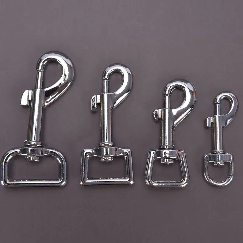 Small Dog Collar Leash Metal Buckle Hardware Sets Durable Cat Lead Straps Swivel Trigger Snap Hook Diy Pet Accessories