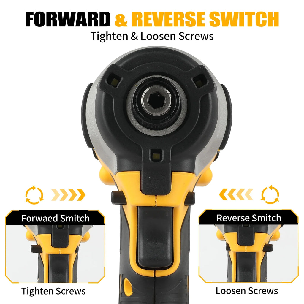 2026 NEW DEWALT DCF850 Impact Driver Electric Driver 20V Lithium Battery Brushless battery screwdrivers High Torque tools