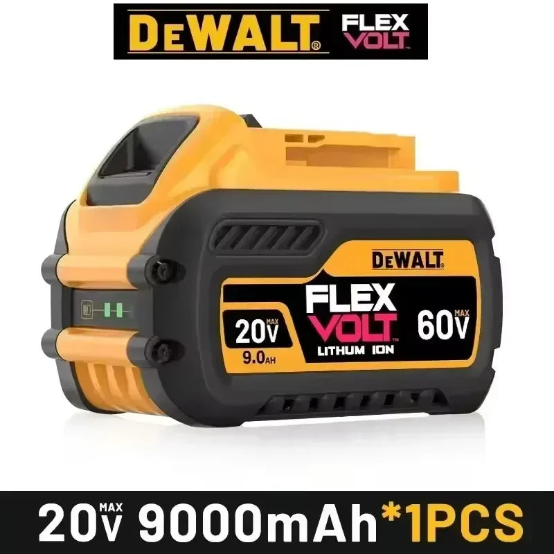 Original DEWALT Battery 20V/60V 6-9.0Ah Rechargeable Li-Ion Battery ,Dewalt Tool Battery, Charger Dewalt Battery+electric Drill
