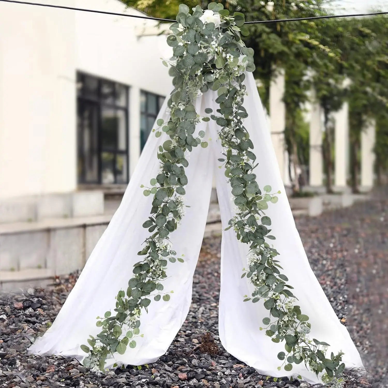 Greenery Foliage Vine Artificial plant christmas Accessories Wedding outdoor garden yard archway Decor Home table Wall Hanging