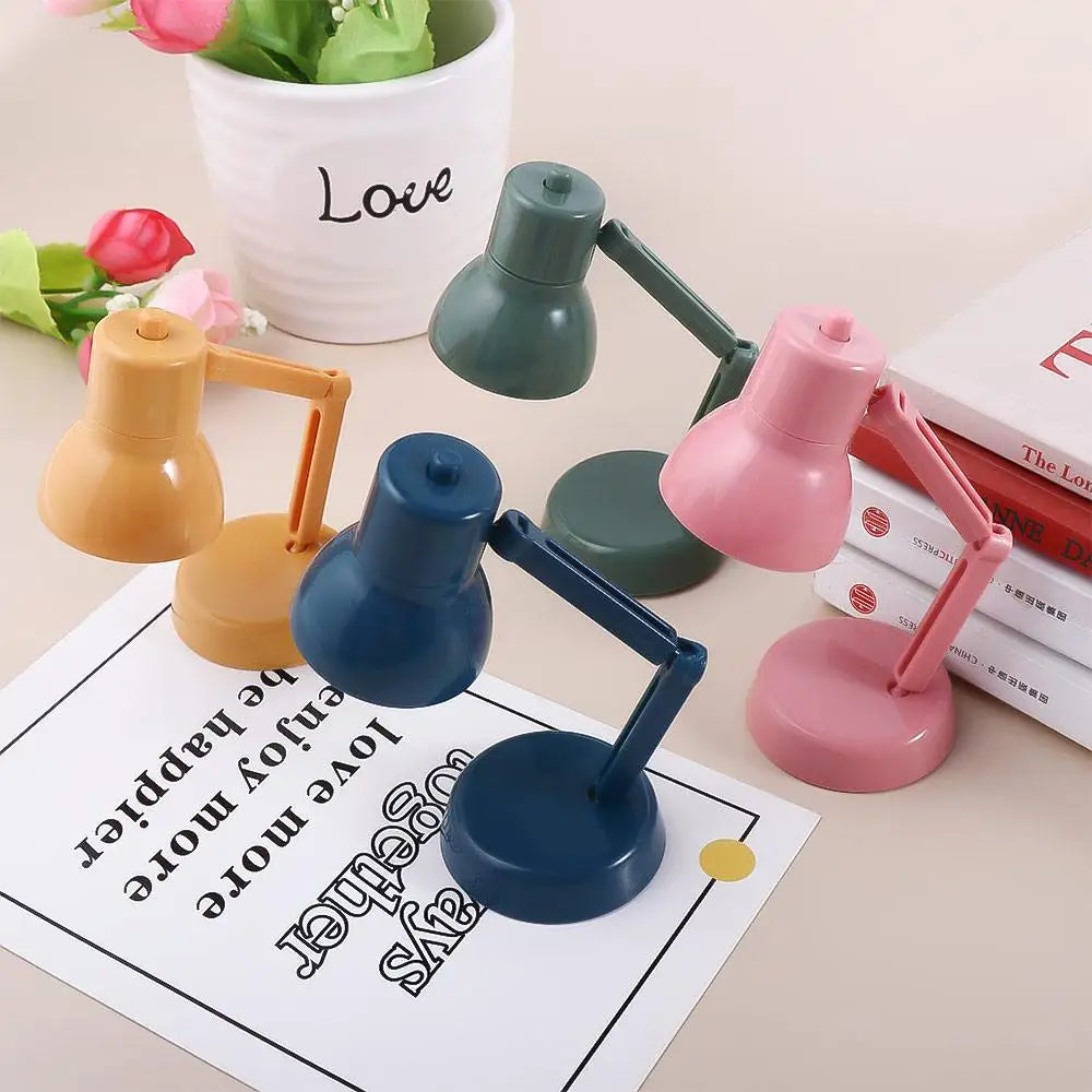 Decor  House Decoration Crafts LED Light Simulation Desk Lamp Dollhouse Miniature Desk Lamp Miniature Dollhouse Furniture