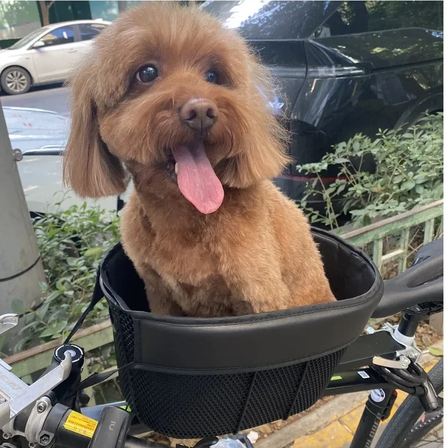 Bicycle Pet Basket Mountain Road Bike with Dog Cat Bag Bike Basket Cross Saddle Pet Products Dog Supplies