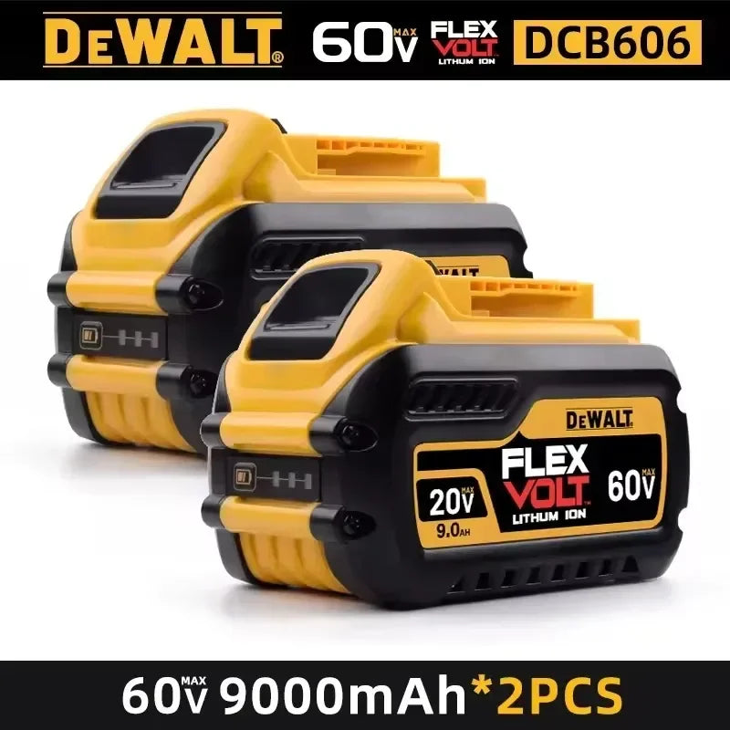 Original DEWALT Battery 20V/60V 6-9.0Ah Rechargeable Li-Ion Battery ,Dewalt Tool Battery, Charger Dewalt Battery+electric Drill