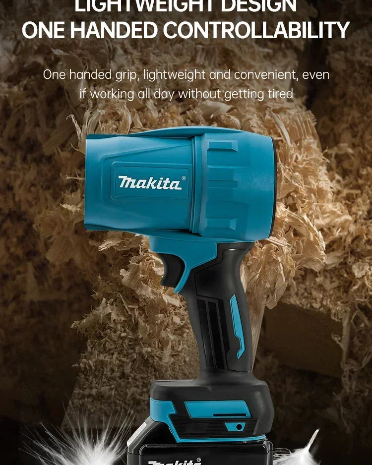 Makita Violent Blower Turbo Jet Fan 30000RPM  Electric Air Duster Wind Speed Turbo Rechargeable with Light Car Cleanin Tool