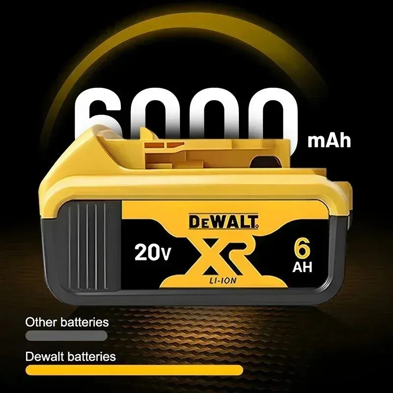 DeWALT Original Battery 20V 5.0Ah 6.0Ah MAX FlexVolt for DCB606 DCB205 DCB206 DCB209 DCB182 Power Tool with Charger