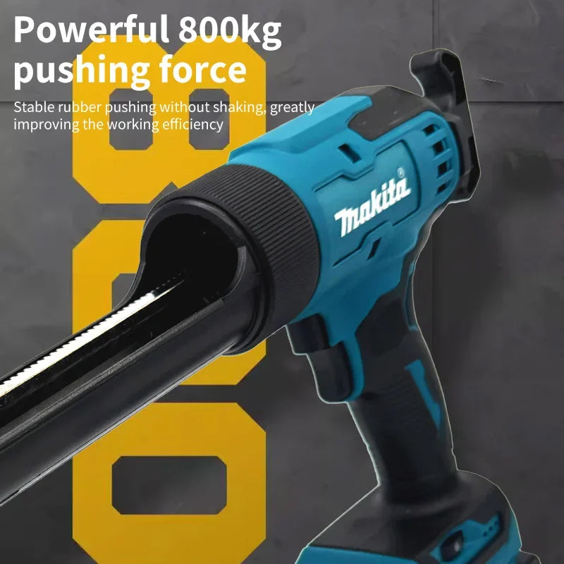 Makita  18V Battery Electric Glass Caulking Gun LED 6 Speed Cordless Silicone Gun Multifunctional DIY Repair Tool