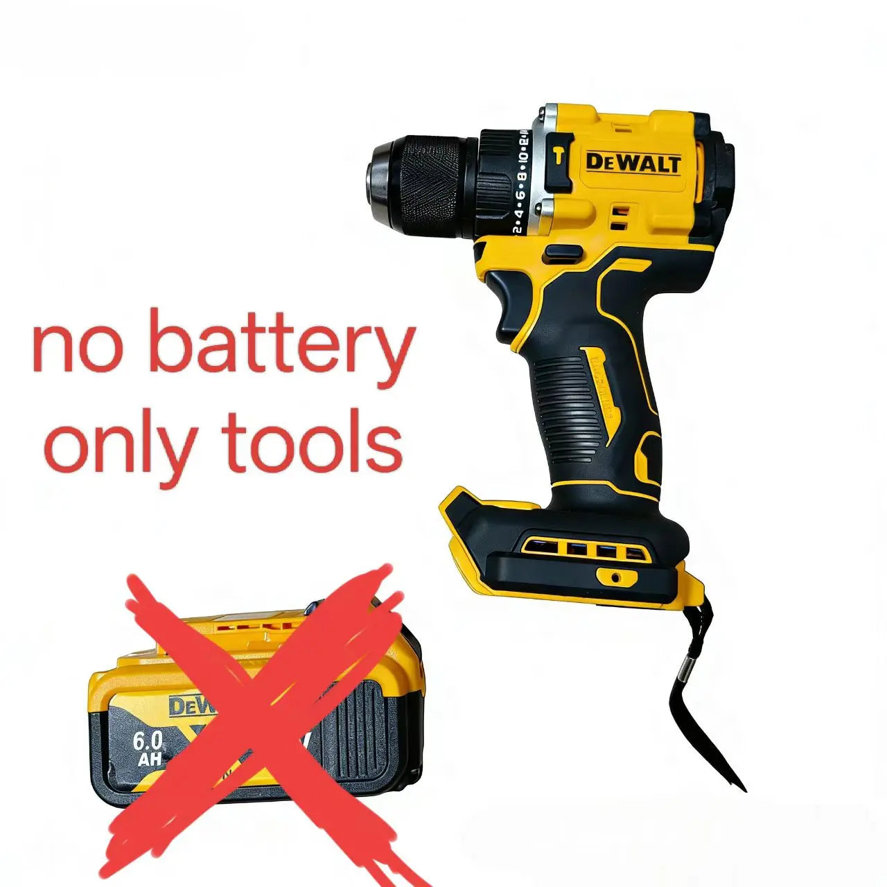 DEWALT Original DCD805 Brushless Impact Drill Cordless Electric Screwdriver Multi-Function Hand Drill 20V Power Tools