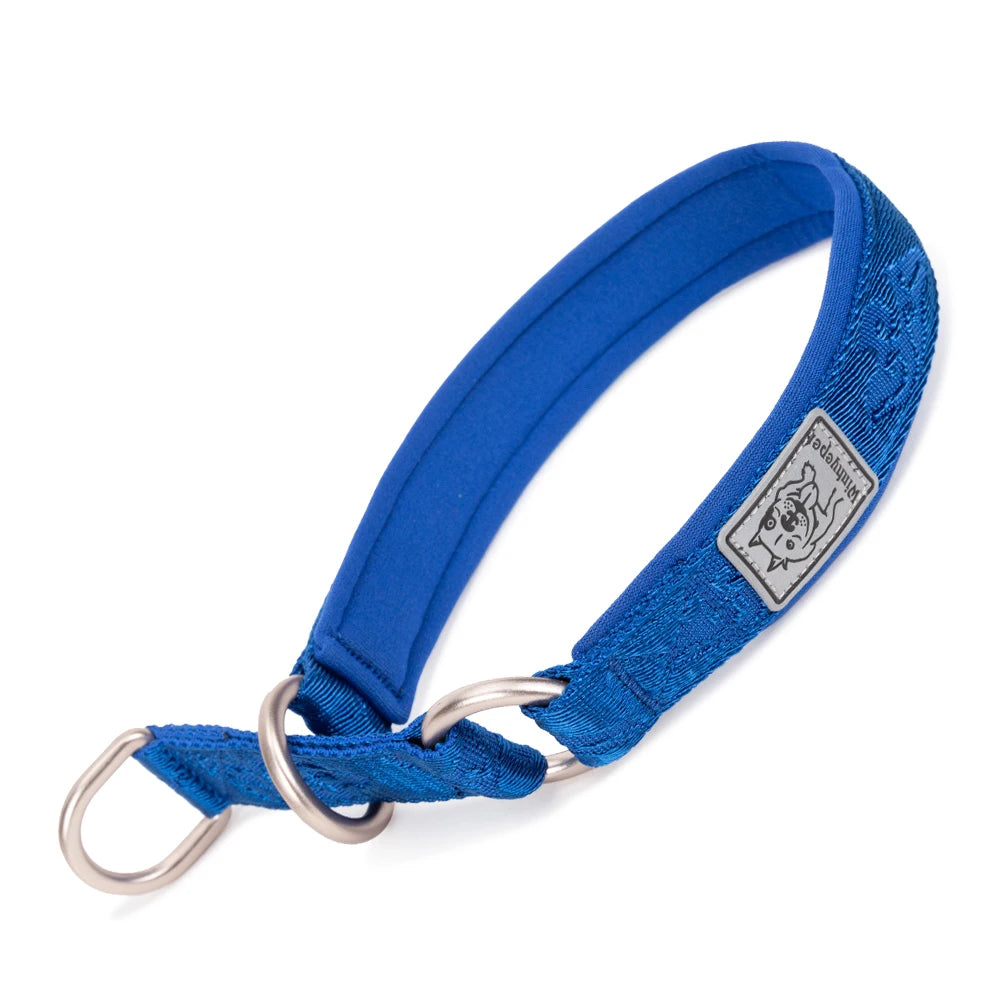 Winhyepet Pet Dog Collar P-chain No Pull Walking Traveling Light 3M Reflection Liner for Great & Small Puppy Bulldog  YC1851