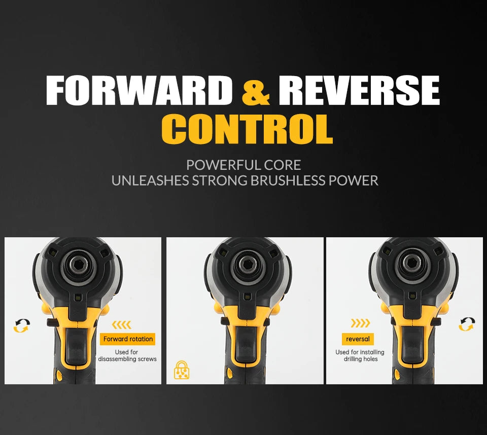 DEWALT DCF850 20V Lithium - Ion Brushless Impact Driver - High Torque Electric Screwdriver, Professional Power Tool
