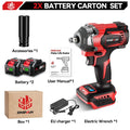 ONEVAN 1200N.M Brushless Electric Impact Wrench DTW500 4Gear Rechargeable Electric Screwdriver Power Tool For Makita Battery Pin
