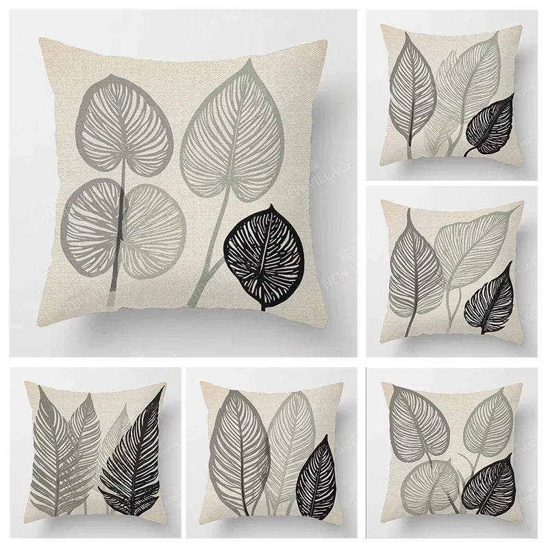 Modern Decorative Cushion for Home Living Room Decor Throw Pillow Cover 45*45 40x40cm 60x60cm 45x45cm 50x50cm boho plant sofa
