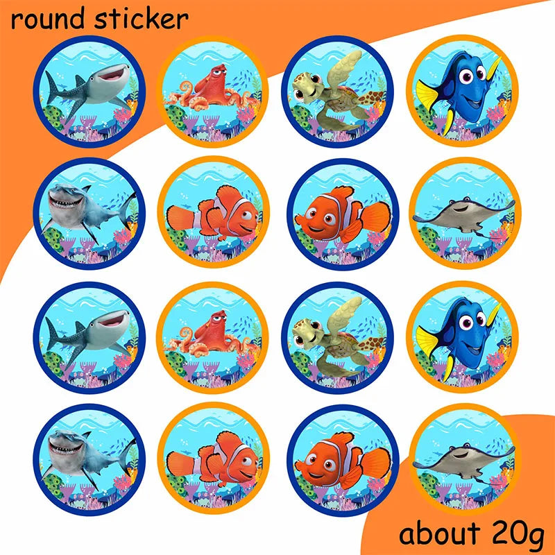 Finding Nemo Birthday Decoration Angle Disposable Tableware Cup Plate Tablecloth Baby Shower Kids GirlsBoy Party Supplies