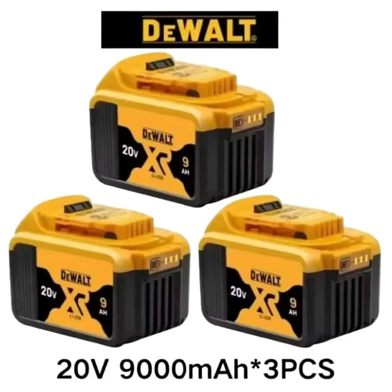 Original DEWALT Battery 20V/60V 6-9.0Ah Rechargeable Li-Ion Battery ,Dewalt Tool Battery, Charger Dewalt Battery+electric Drill