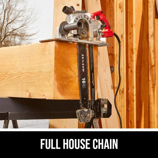 SKIL SPT55-11 16” WD Sawsquatch Carpentry Chainsaw w/ stand